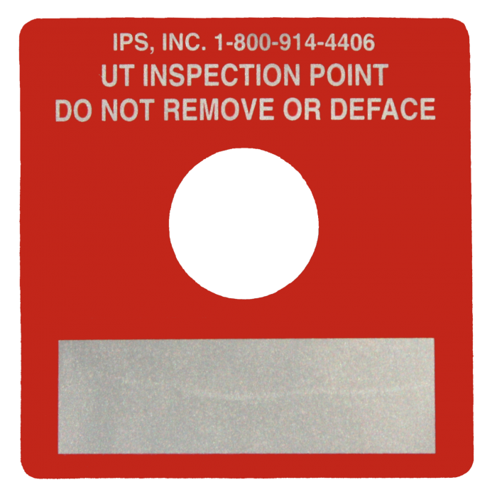 UTL 2 Label - 3”X3" Inspection Point Label