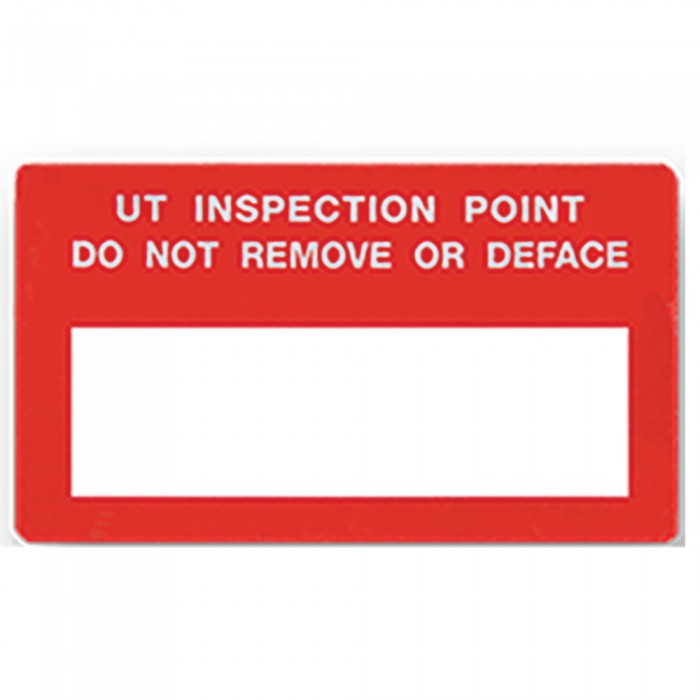 UTL 3 Label - 1.75”X3" Inspection Point Labels